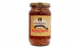 Chokkha Hing Mango Pickle   Glass Jar  400 grams